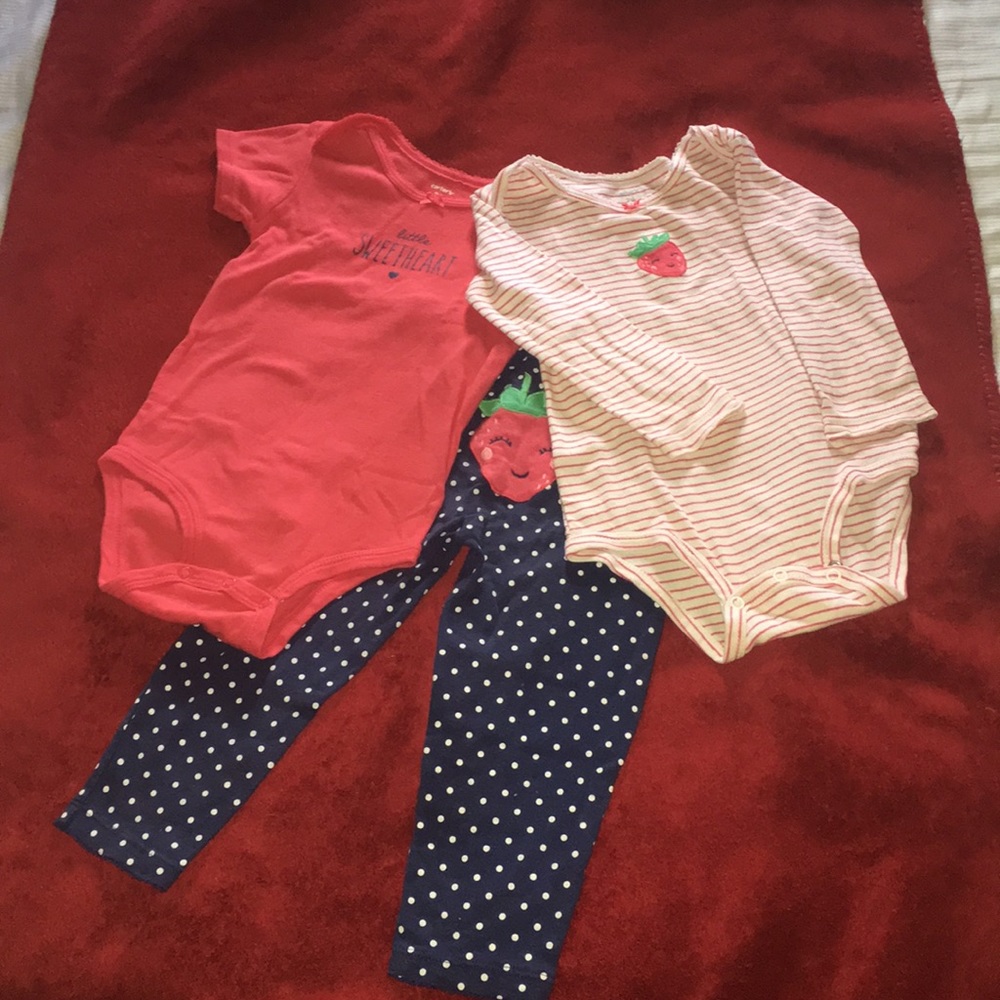 Baby clothes.